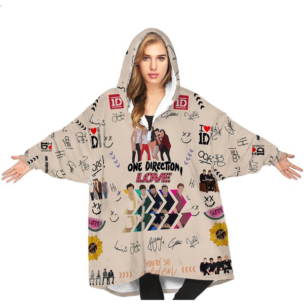 1d Wearable Blanket Hoodie, 1d Music Blanket Hoodie