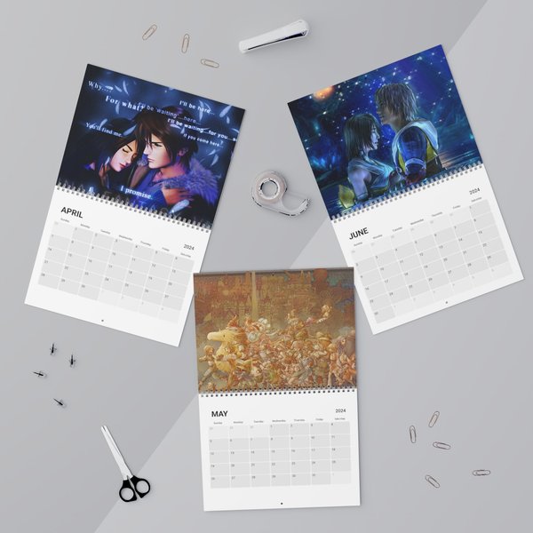 Final Fantasy Franchise Wall Calendar 2024-image