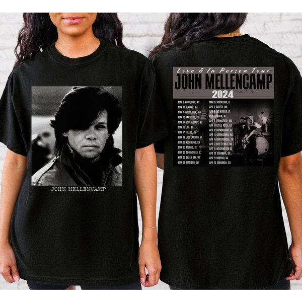 John Mellencamp Live And In Person Tour 2024 Shirt-image