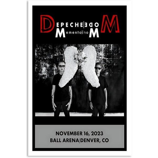 Depeche Mode November 16, 2023 Ball Arena Denver, Co Poster-image