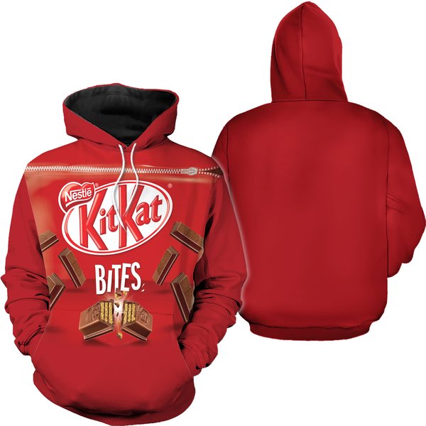 Kit Kat 3D Hoodie, Kitkat Halloween Costume Cosplay-image