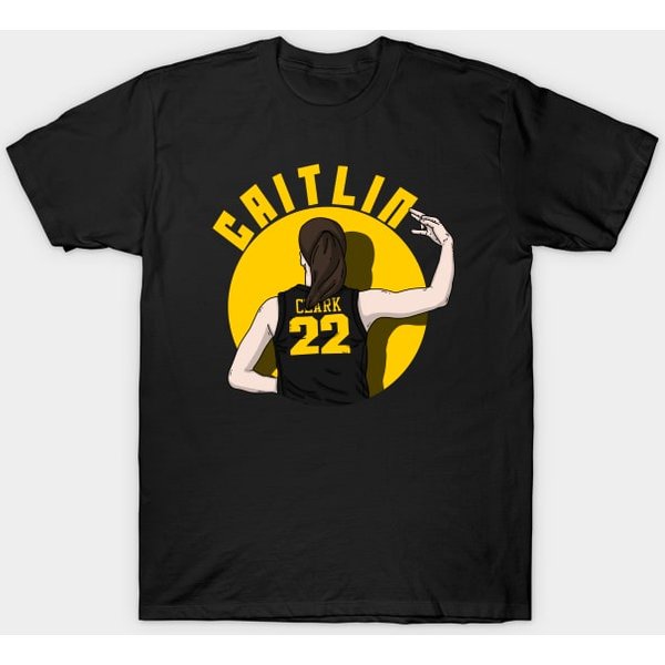 Caitlin Clark Back - Caitlin Clark - T-Shirt-image