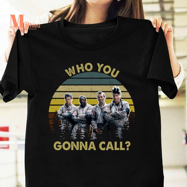 Ghostbusters Who You Gonna Call Vintage T-Shirt-image