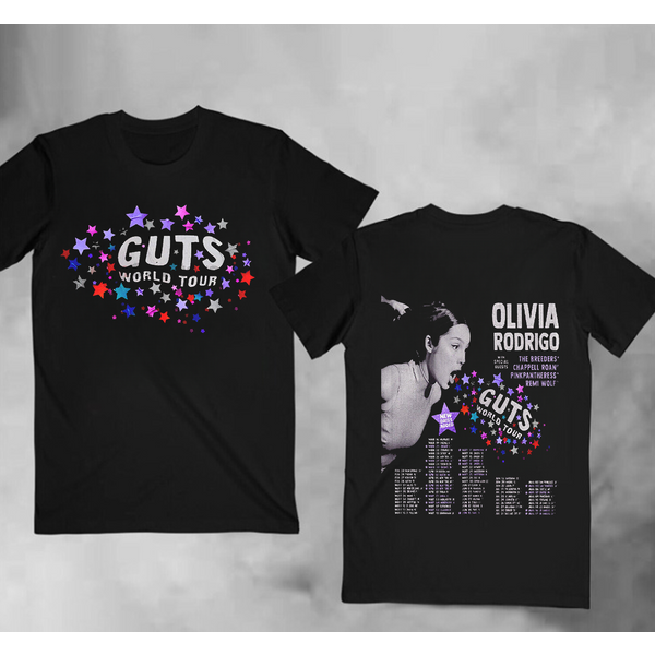 Olivia Rodrigo Guts Tour 2024 T-Shirt, Olivia Rodrigo-image