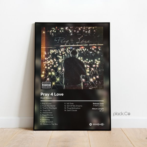 Rod Wave - Pray 4 Love - Rod Wave Poster-image
