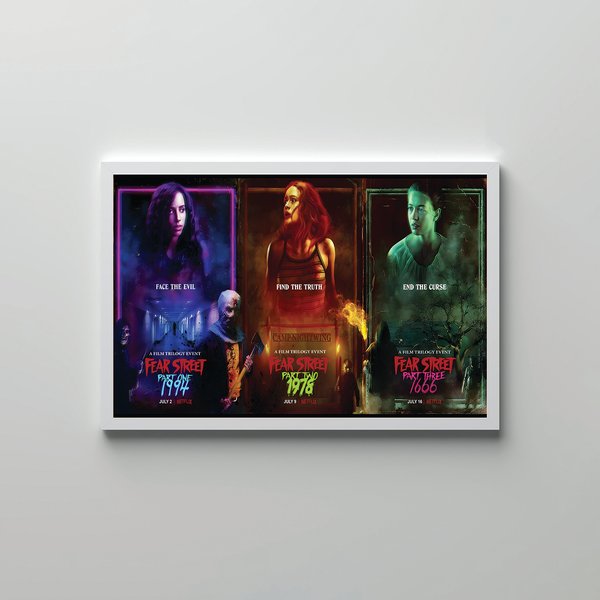 Fear Street Part One Two And Three Premium Matte Vertical Poster-image