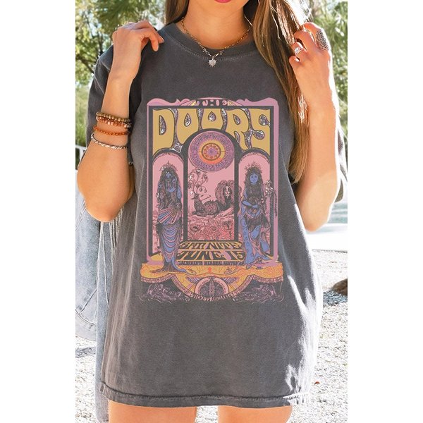 Vintage The Doors 60'S Concert Tee, The Doors T-Shirt-image