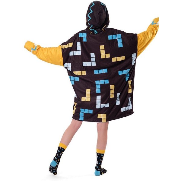 Tetris Blanket Hoodie - Oversized Oodie-image