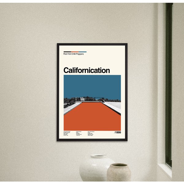 Red Hot Chili Peppers Poster, Californication Album Vintage Poster-image
