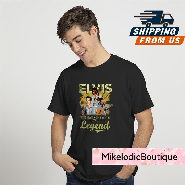 Elvis Tee Shirt, Elvis The Man The Myth The Legend-image