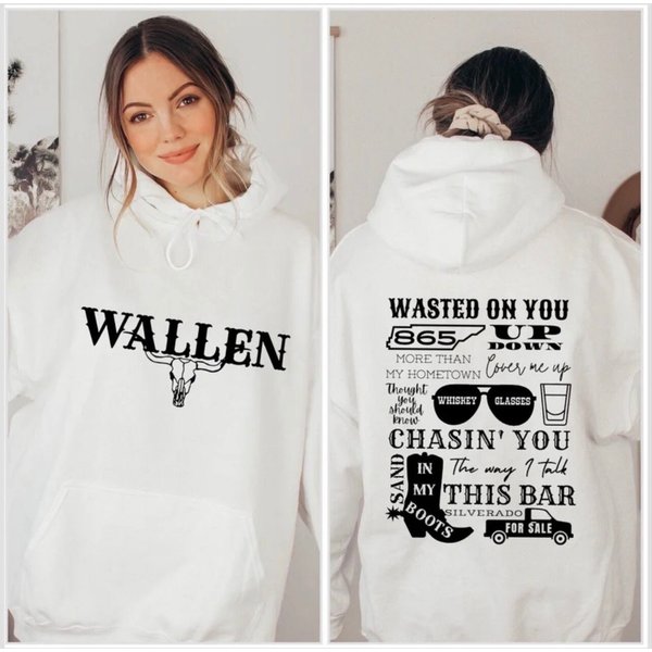 Vintage Wallen Country Music Hoodie-image