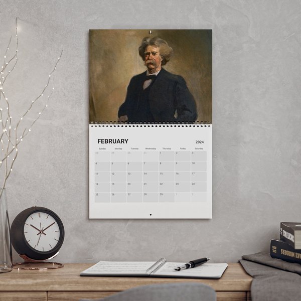 Famous Writers And The Writing Life Calendar 2024, Vintage Calendar 2024-image