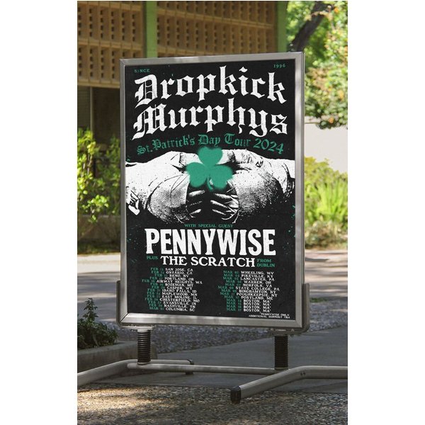 Dropkick Murphys 2024 Tour Poster-image