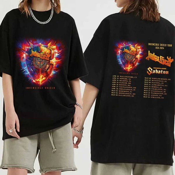 Judas Priest Invincible Shield 2024 Tour Shirt-image