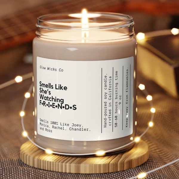 Friends Themed Candle Smells Like Shes Watching Friends Candle-image