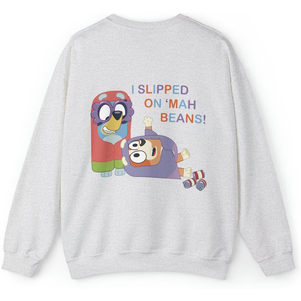 Blueydad Grannies I Slipped On Mah Beans Sweatshirt-image