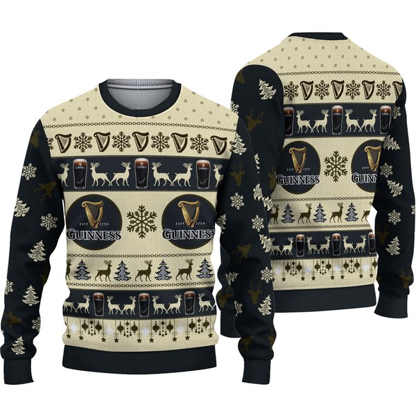 Christmas Gift, Guinness Ugly Sweater-image