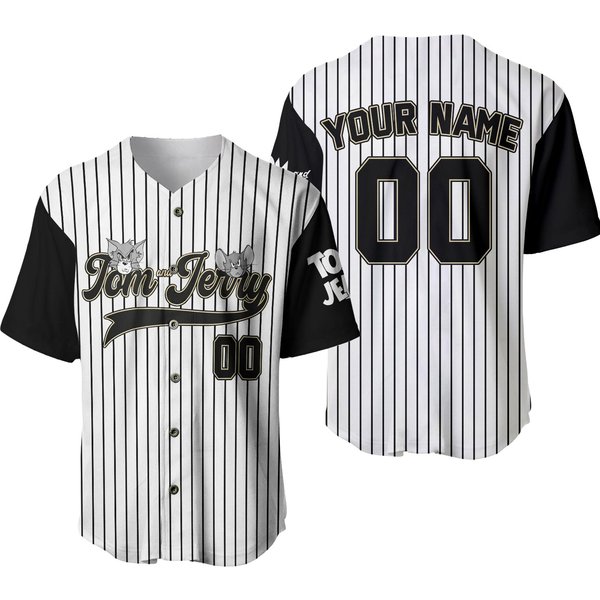 Personalized Tom And Jerry Baseball Jersey-image