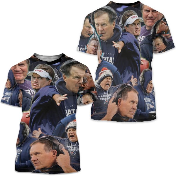Bill Belichick Collage T-Shirt-image