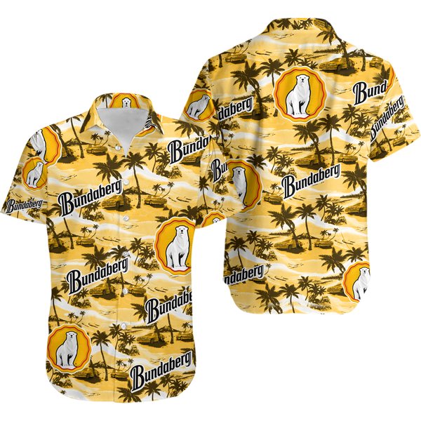 Bundaberg Hawaiian Sea Island Pattern Hawaiian Shirt-image