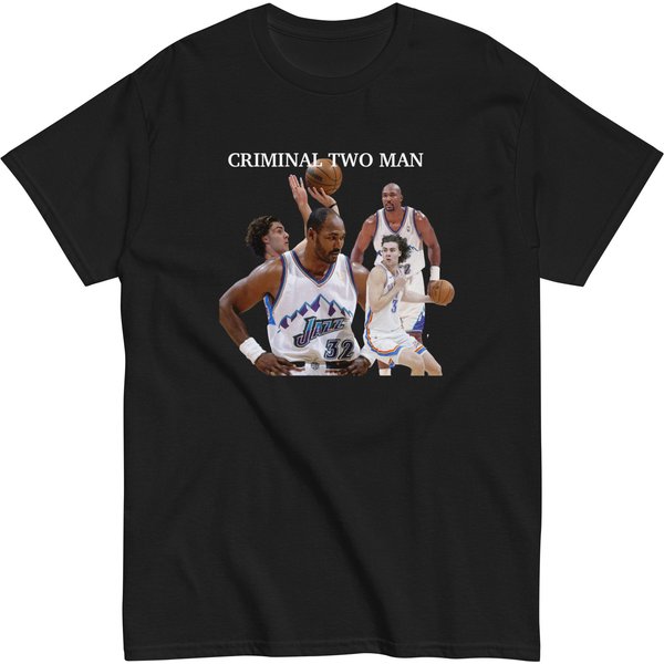 Josh Giddey - Karl Malone Dynamic Duo T-Shirt-image