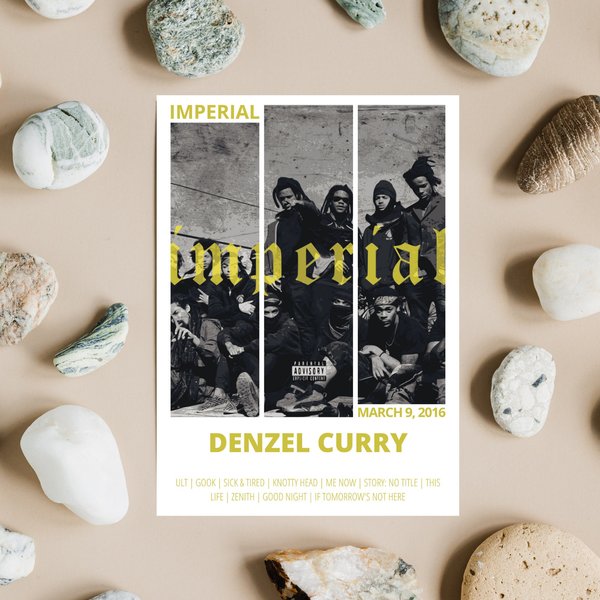 Denzel Curry Album Cover Poster - Imperial-image