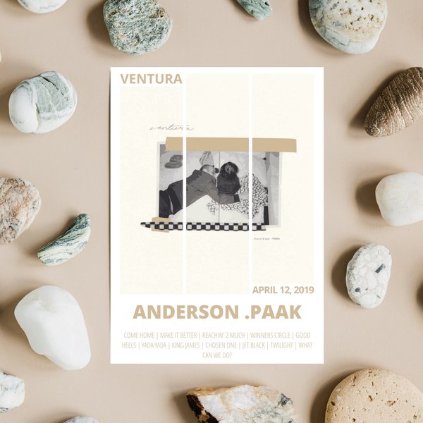 Anderson .Paak Album Cover Poster - Ventura-image