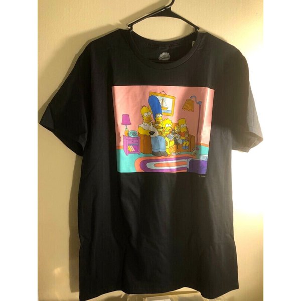The Simpsons Logo Family Couch Men’S Shirt T-Shirt-image