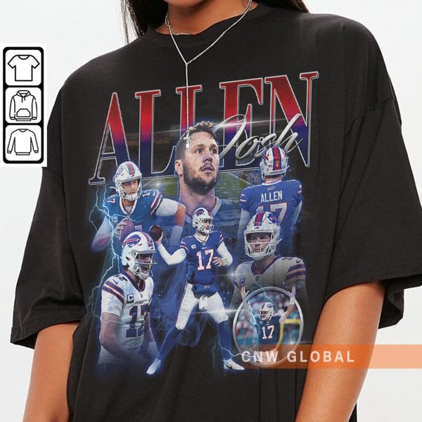 Josh Allen Buffalo Football Shirt, Bills Shirt Christmas Gift Unisex-image