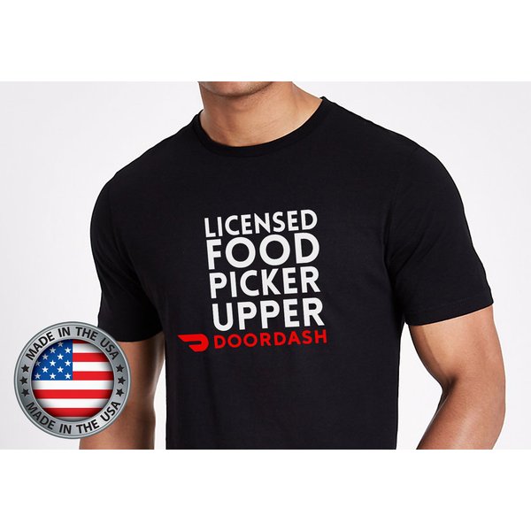 Doordash Themed Cotton Tee T-Shirt-image