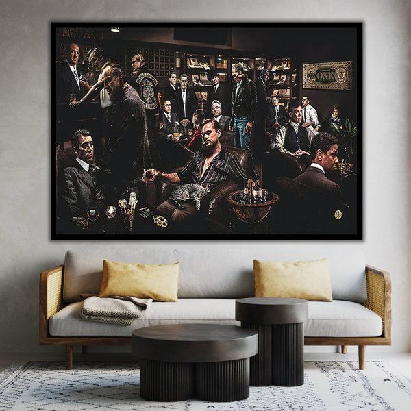 Classic Gangsters , Ready To Hang Canvas