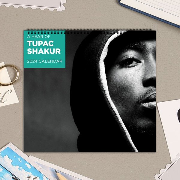 Tupac Shakur Calendar 2024, Tupac Shakur 2024 Wall Calendar-image