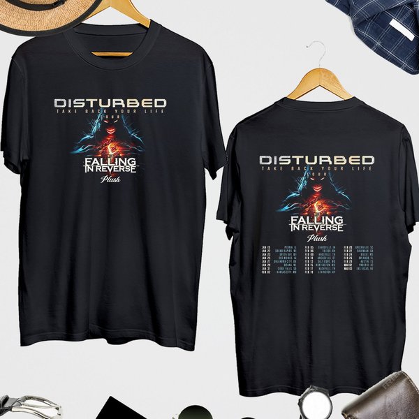 Take Back Your Liffe Tour 2024 Disturbed T Shirt-image