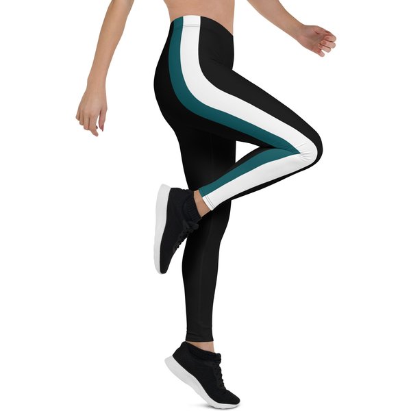 Philadelphia Fan/Team Colors Black Green And White Stripe-image