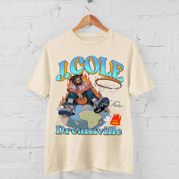 J Cole Dreamville Vintage T-Shirt-image