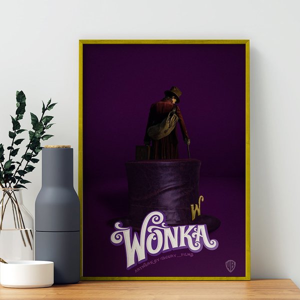 Willy Wonka And The Chocolate Factory Movie Poster-image