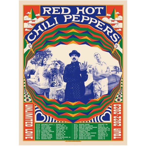 Love Tour Poster, Red Hot Chili Peppers Poster-image