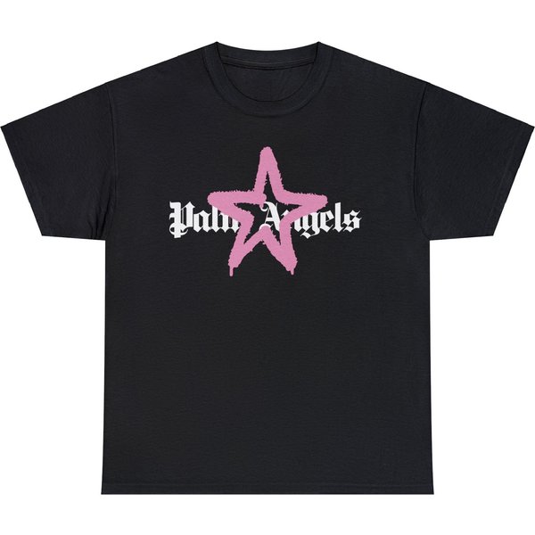Palm Shirt Angels Tee Pink Star T Shirt-image