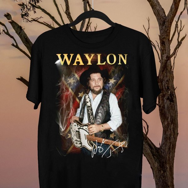 Vintage Music Waylon Jennings T Shirt-image