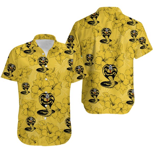 Cobra Kai Snake Hawaiian Shirt-image