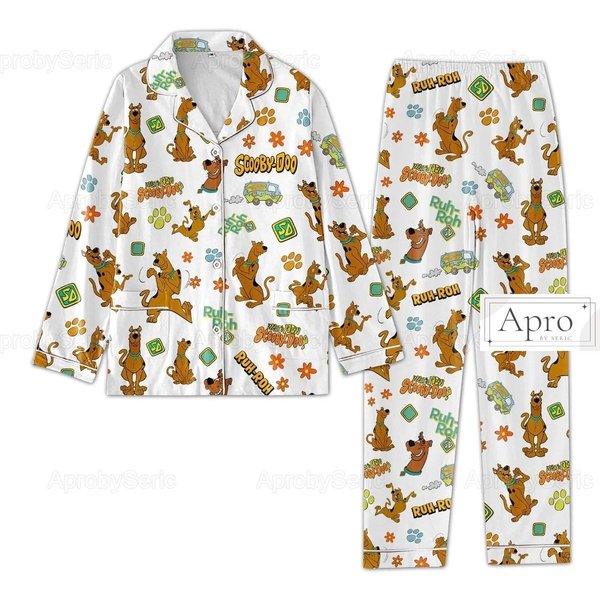 Scooby Doo Family Pajamas Set - Cartoon Theme-image