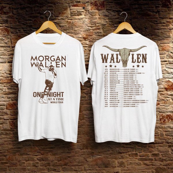 Wallen Western One Night At A Time Tour 2024 Shirt-image