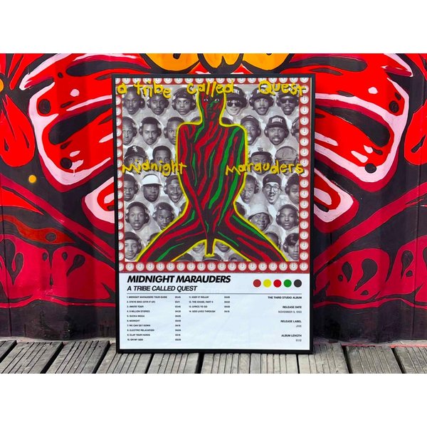 A Tribe Called Quest "Midnight Marauders" Album Cover Poster-image