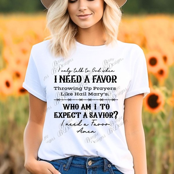 Jelly Roll, I Need A Favor, Shirt Sublimation , Backroad Baptism-image
