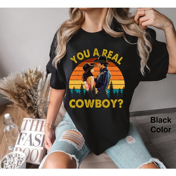 Urban Cowboy Bud And Sissy You Are Really Cowboy Vintage Movies T-Shirt-image