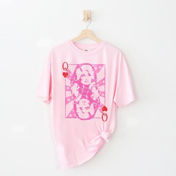 Queen Dolly Parton Graphic T-Shirt,-image