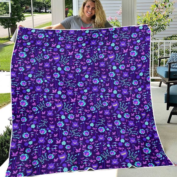 Gengar Squad Pkm Blanket-image