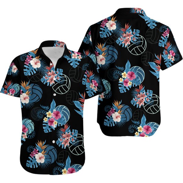 Volleyball Tropical Hawaiian Shirt-image