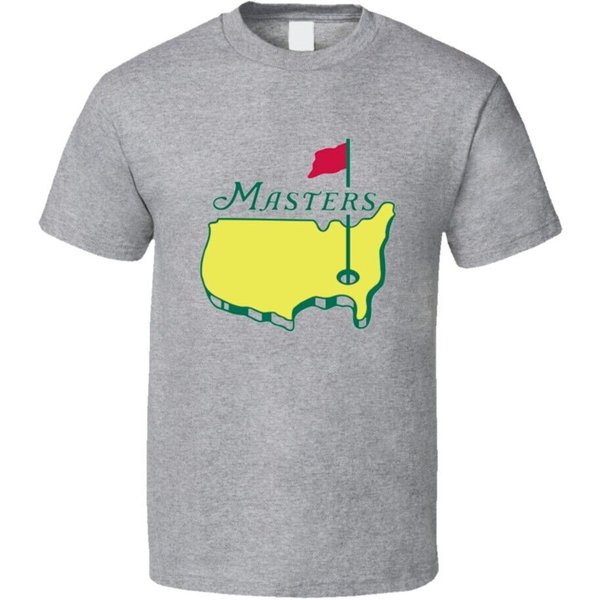 Masters Tournament Augusta National Golf Grey T Shirt-image