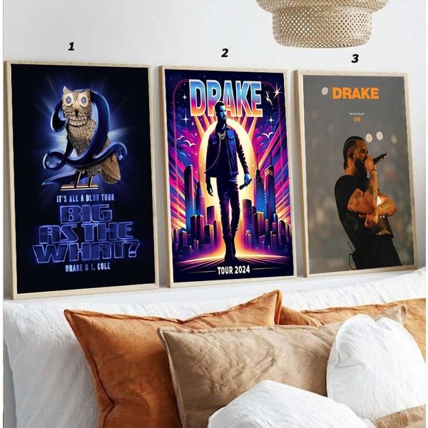 Drake 2024 Poster, Drake Tour 2024 Poster-image